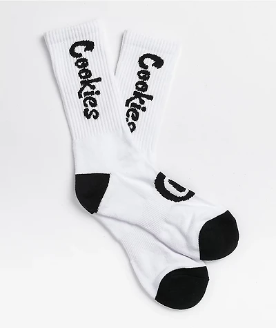 Cookies Original Mint White Crew Socks