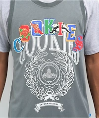 Cookies Pack 12 Grey Twofer Basketball Jersey