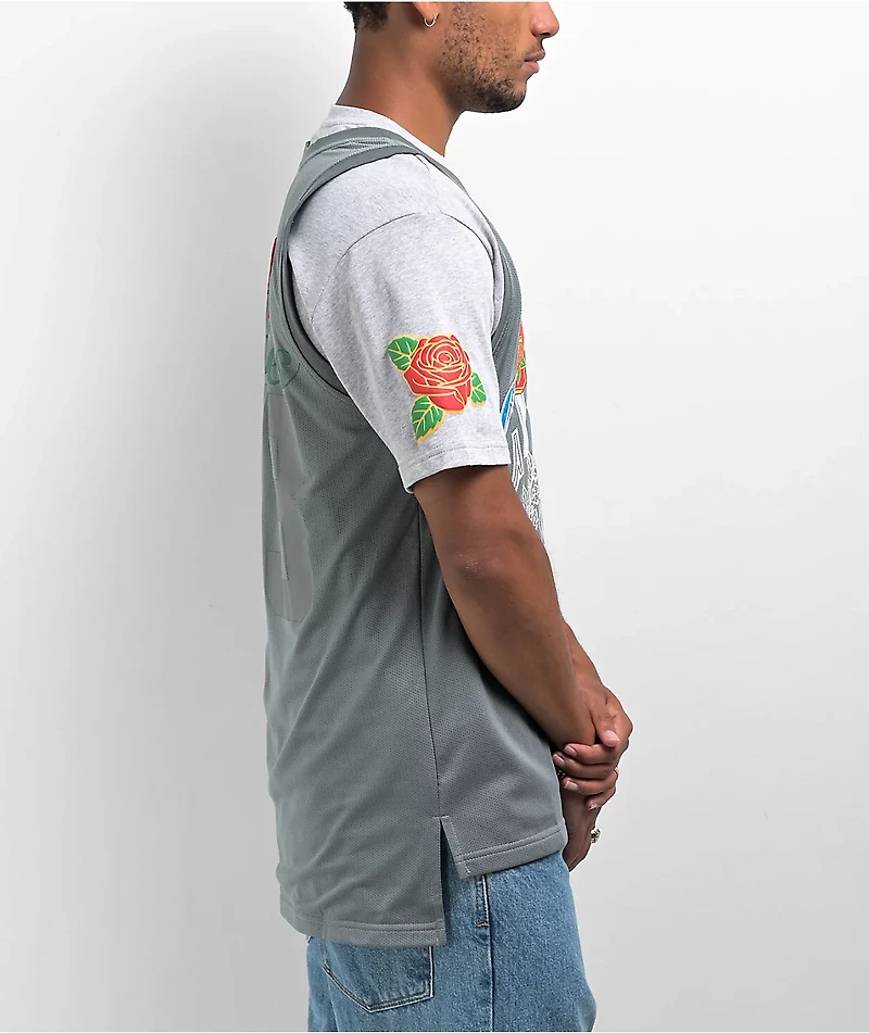 Cookies Pack 12 Grey Twofer Basketball Jersey