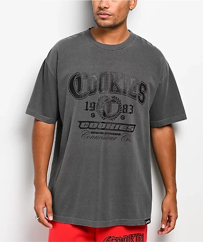 Cookies Paradise City Grey Wash T-Shirt