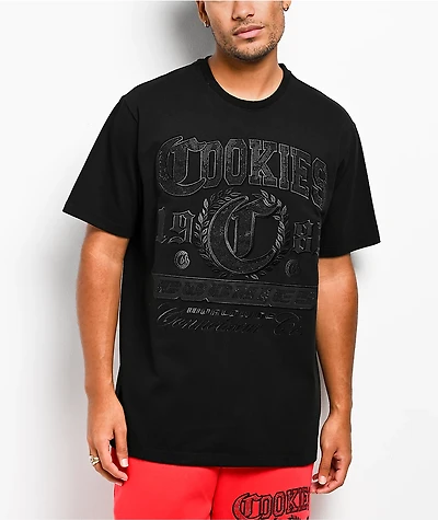 Cookies Paradise Rhinestone Black T-Shirt