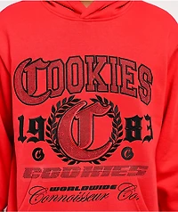 Cookies Paradise Rhinestone Red Hoodie