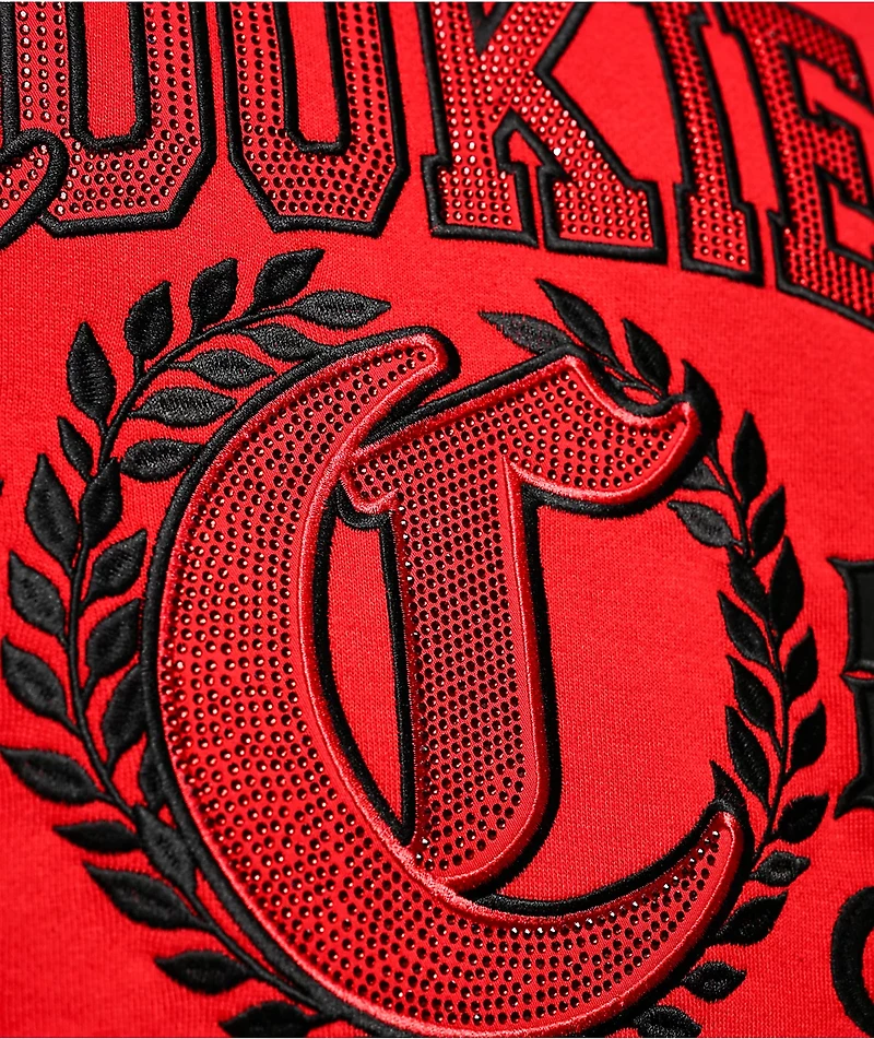 Cookies Paradise Rhinestone Red Hoodie
