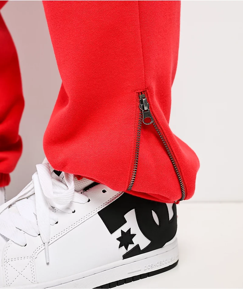 Cookies Paradise Rhinestone Red Sweatpants