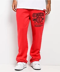 Cookies Paradise Rhinestone Red Sweatpants