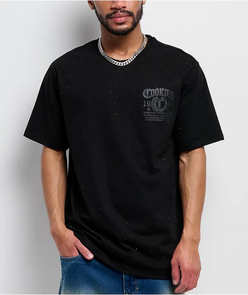 Cookies Paradise Scatter Stone Black T-Shirt