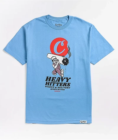 Cookies Pick Up & Delivery Light Blue T-Shirt