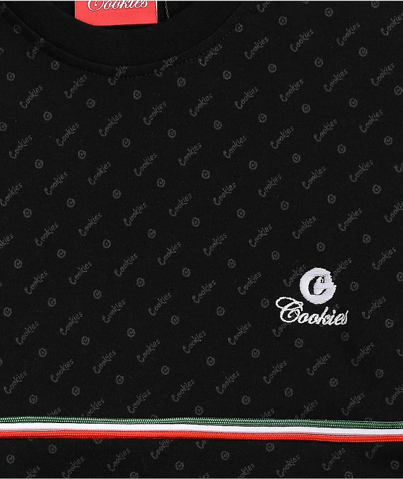 Cookies Presido Black Knit T-Shirt