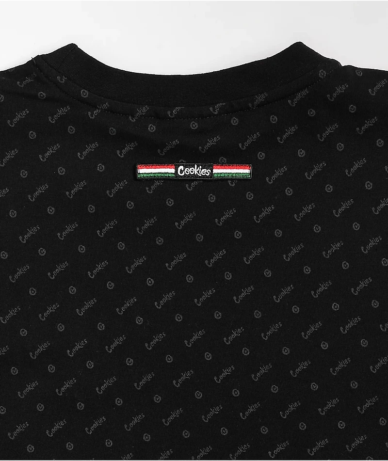Cookies Presido Black Knit T-Shirt