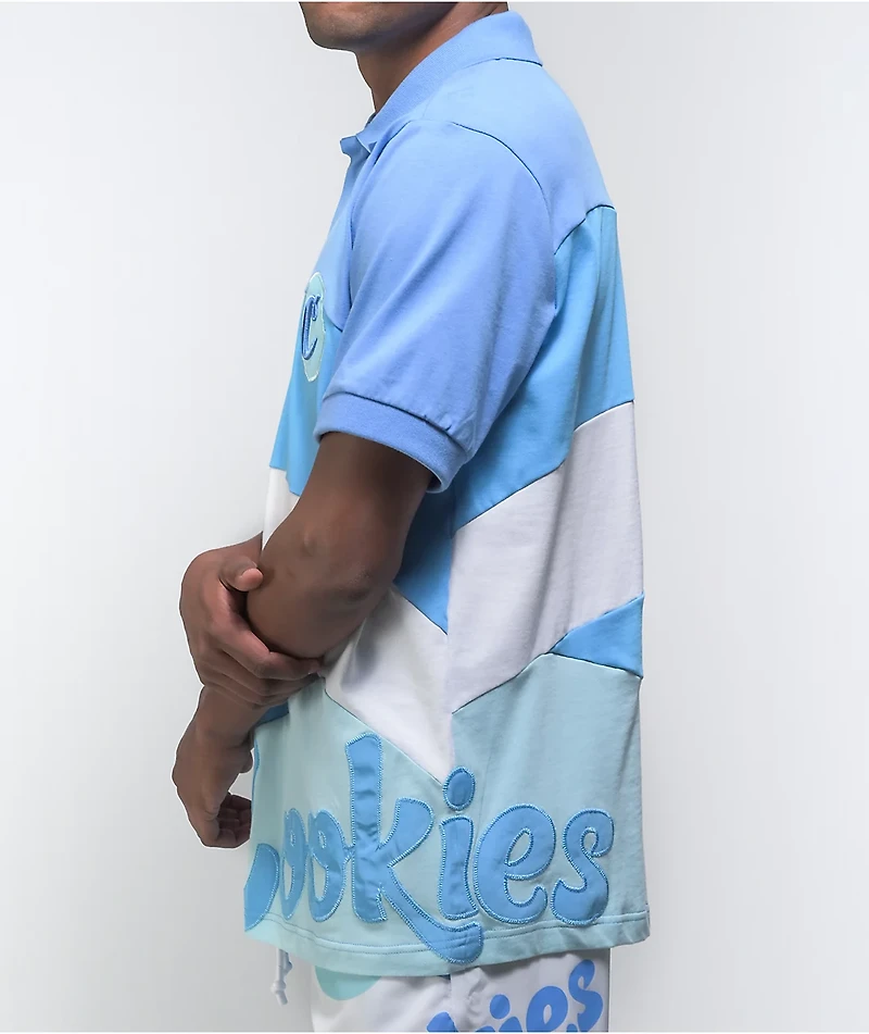 Cookies Primavera Light Blue Polo Shirt