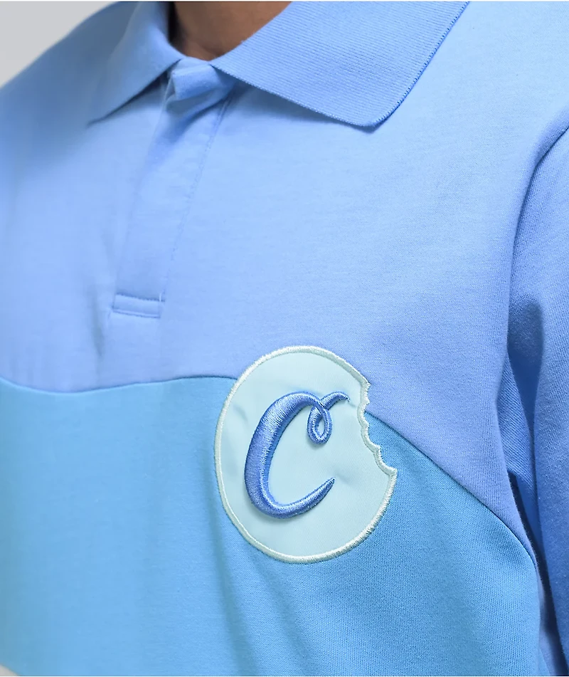 Cookies Primavera Light Blue Polo Shirt