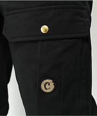 Cookies Prohibition Black Cargo Jogger Pants