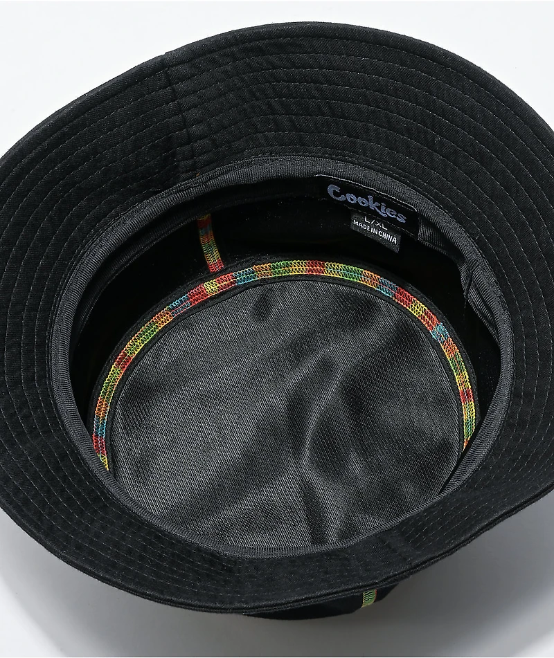 Cookies Pushin' Weight Black Bucket Hat