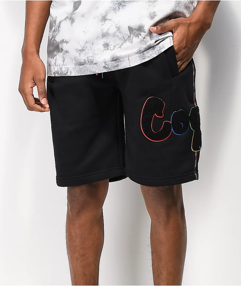 Cookies Pushin' Weight Black Sweat Shorts