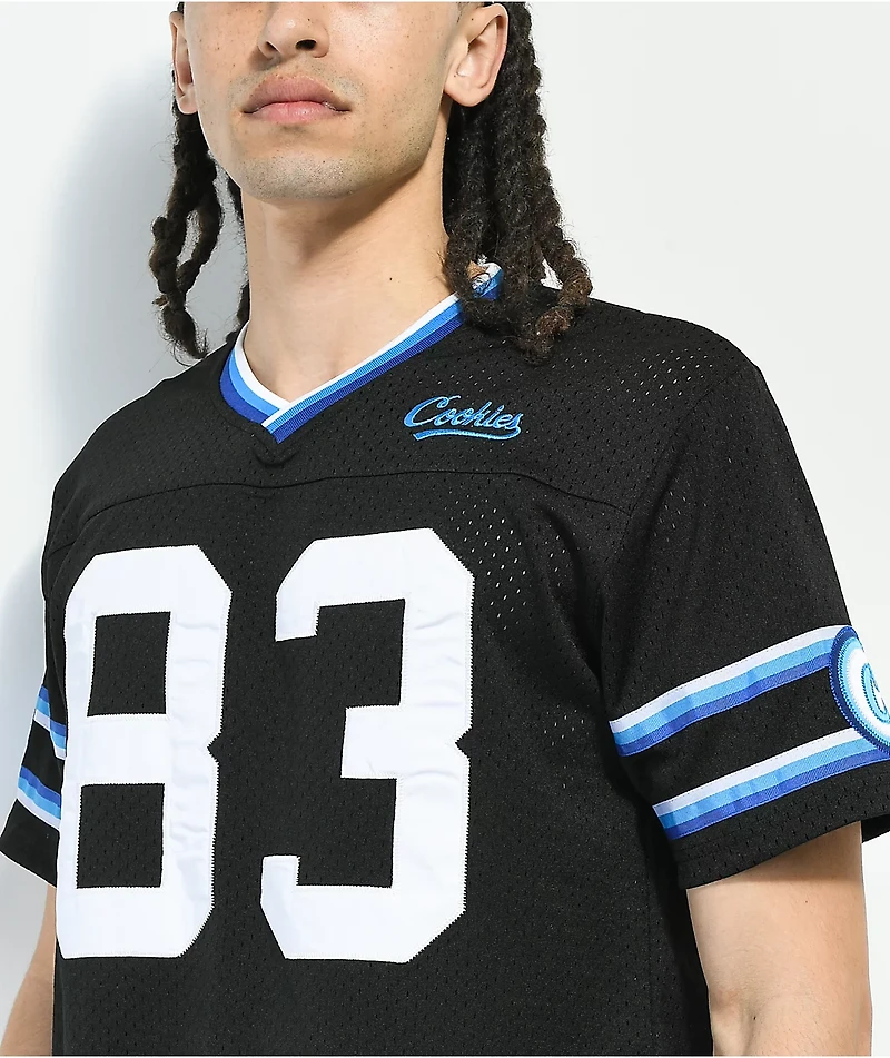 Cookies Put Work Black Football Jersey