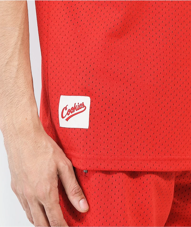 Cookies Put Work Red Football Jersey