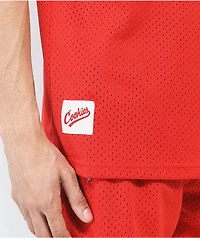 Cookies Put Work Red Football Jersey