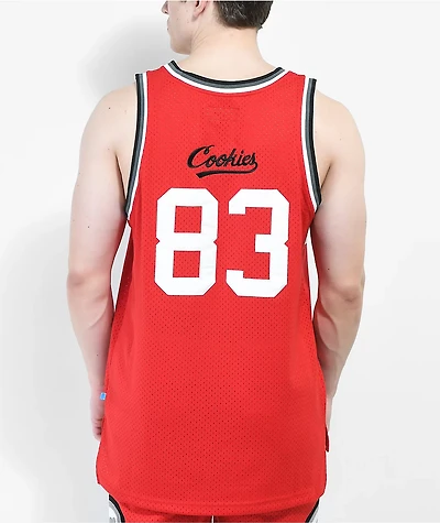 Cookies Puttin Work Red Basketball Jersey