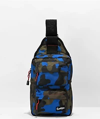 Cookies Rackpack Smell Proof Blue Camo Crossbody Bag