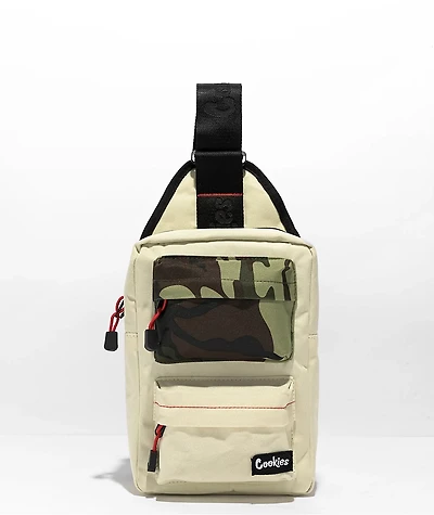 Cookies Rackpack Smellproof Cream Crossbody Bag