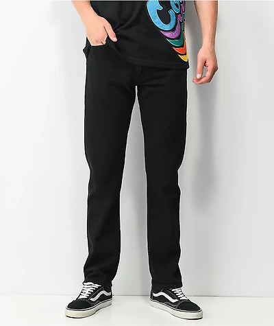 Cookies Relaxed Fit Black Denim Jeans