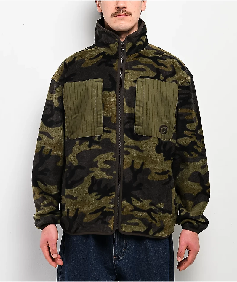 Cookies Seed And Supply Camo Polar Fleece Jacket