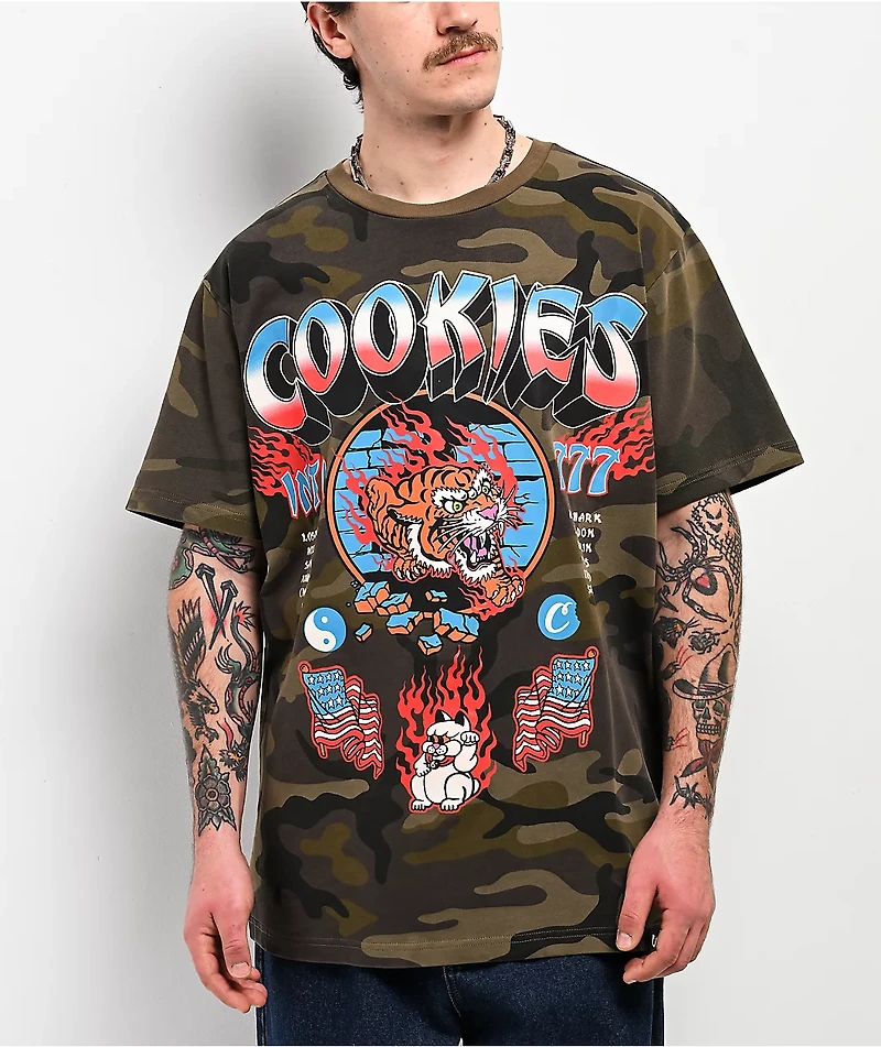 Cookies Seed And Supply Camo T-Shirt