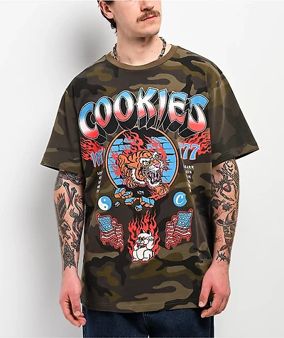 Cookies Seed And Supply Camo T-Shirt
