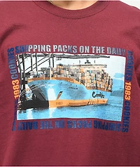 Cookies Ship It Burgundy T-Shirt