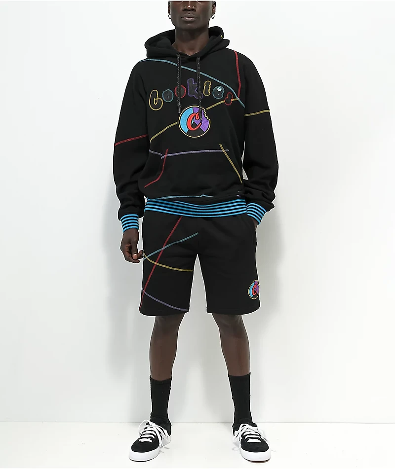 Cookies Show N Prove Black Sweat Shorts