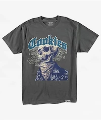 Cookies Skulled Black Wash T-Shirt