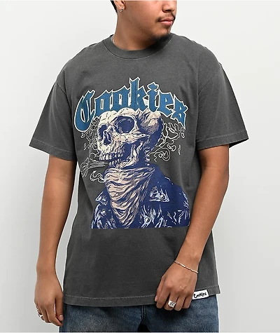 Cookies Skulled Black Wash T-Shirt
