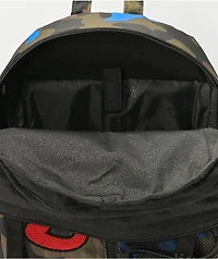 Cookies Smell Proof Blue Camo Bungee Backpack