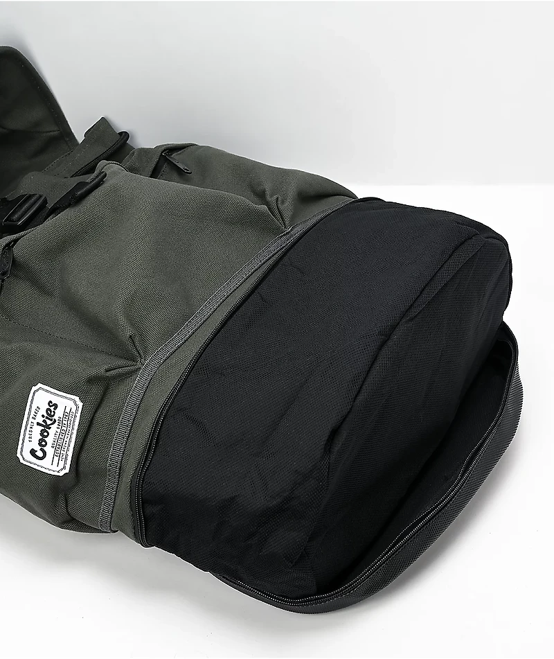 Cookies Smell Proof Olive Utility Backpack