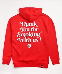 Cookies Smoke With Us Red Hoodie