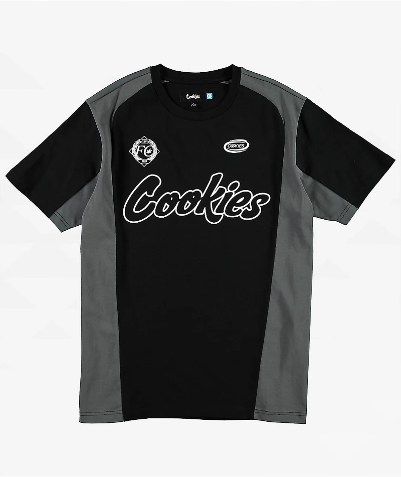 Cookies Stadium Club Black & Grey Soccer Jersey