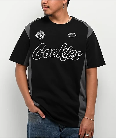 Cookies Stadium Club Black & Grey Soccer Jersey