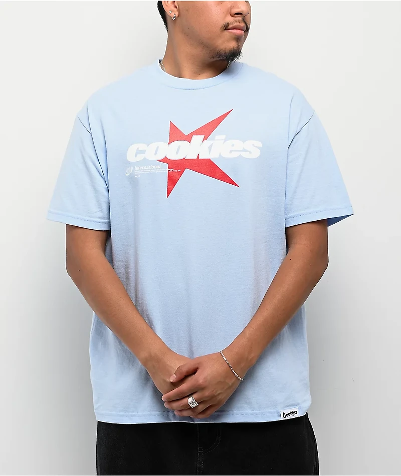 Cookies Star Light Blue T-Shirt