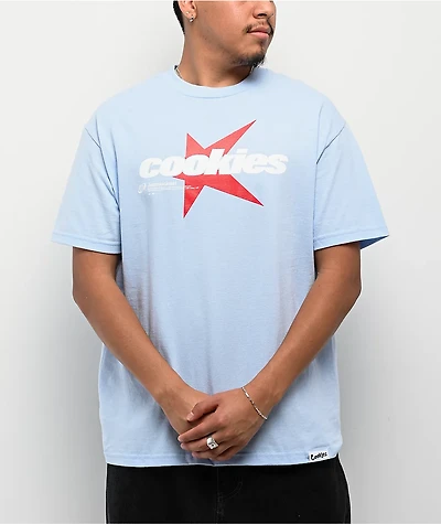Cookies Star Light Blue T-Shirt