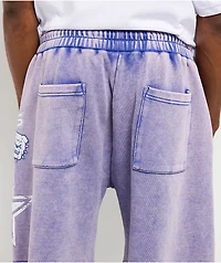 Cookies Star Power Purple Wash Sweat Shorts