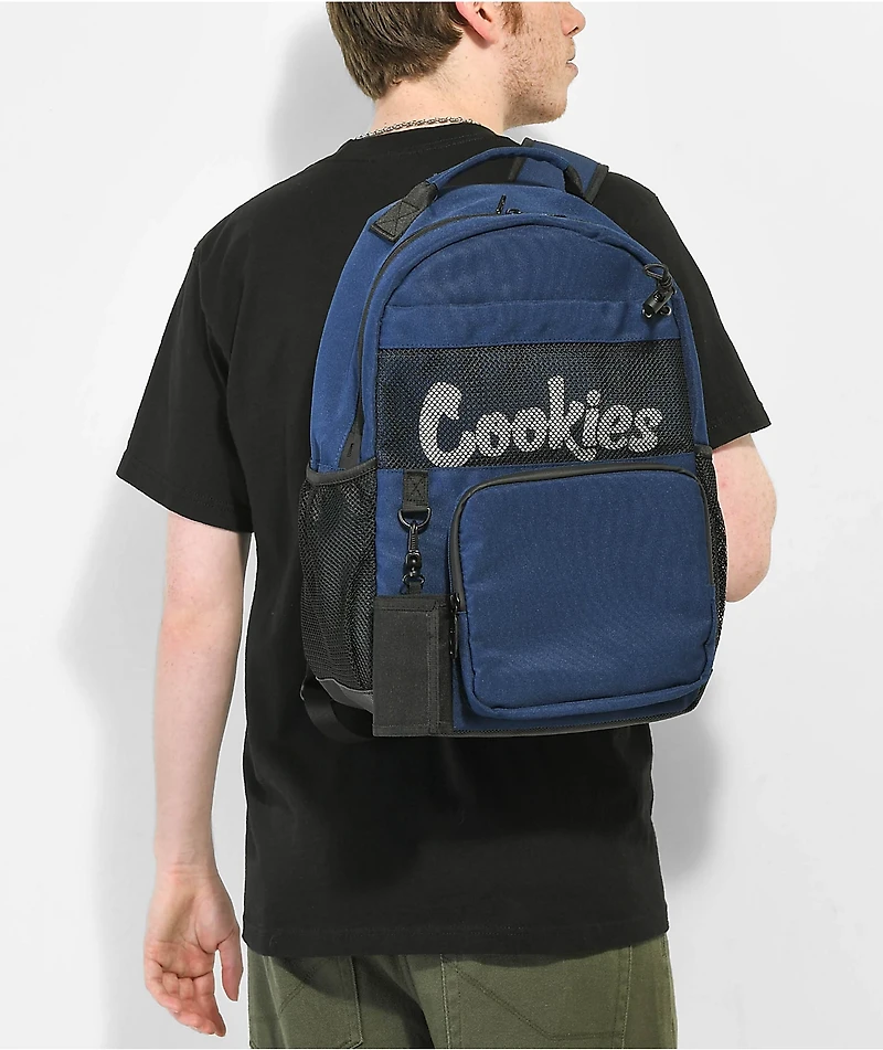 Cookies Stasher Smell Proof Navy Backpack