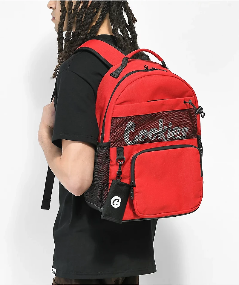 Cookies Stasher Smell Proof Red Backpack
