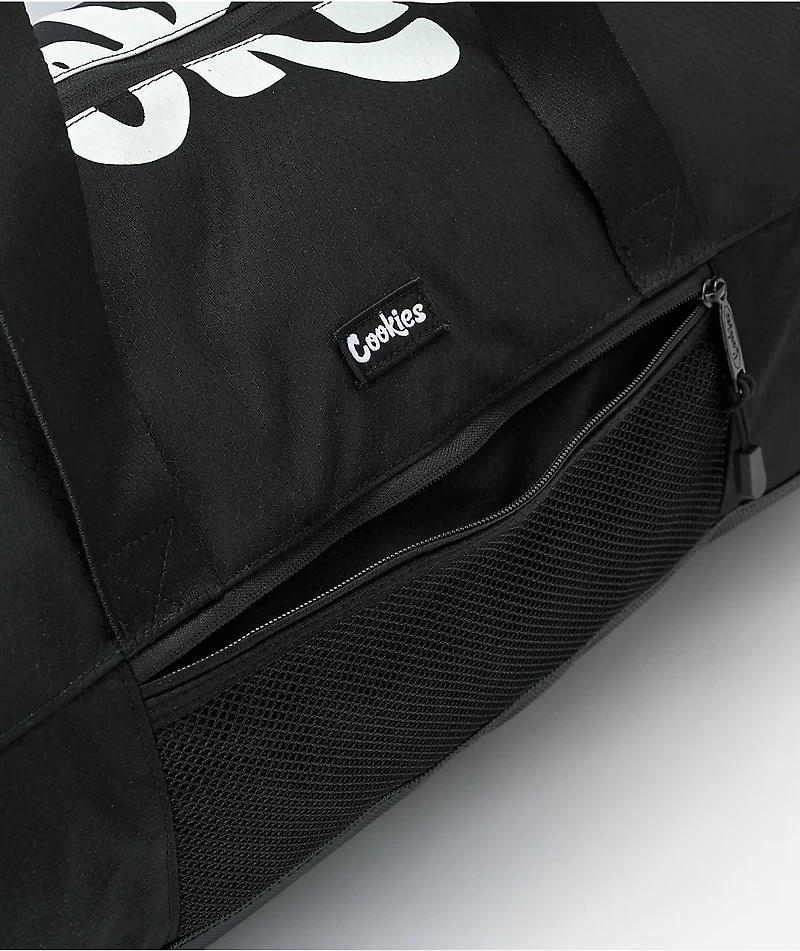 Cookies Summit Ripstop Smell Proof Black Duffel Bag