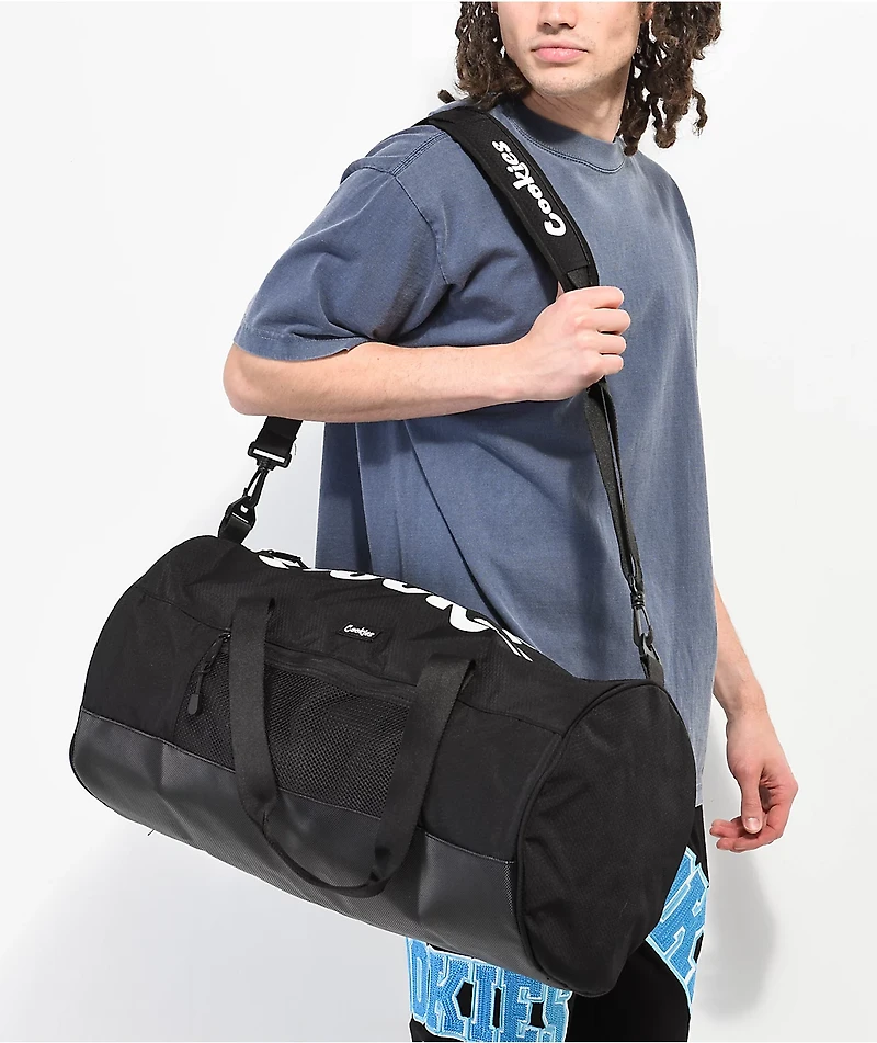 Cookies Summit Ripstop Smell Proof Black Duffel Bag