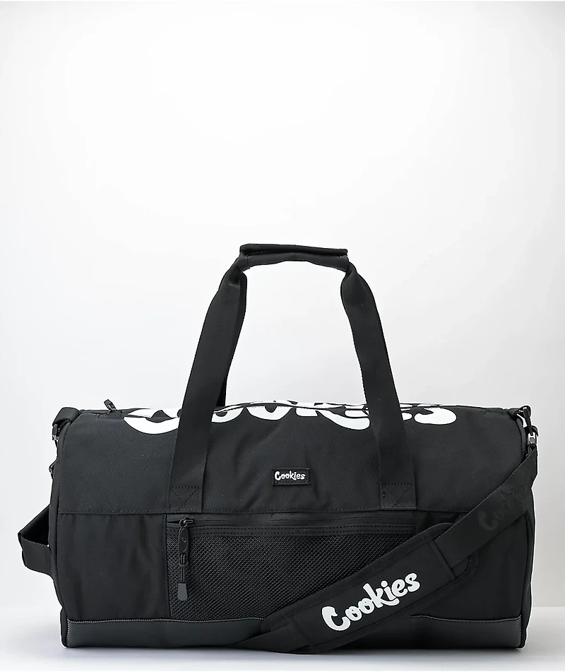 Cookies Summit Ripstop Smell Proof Black Duffel Bag
