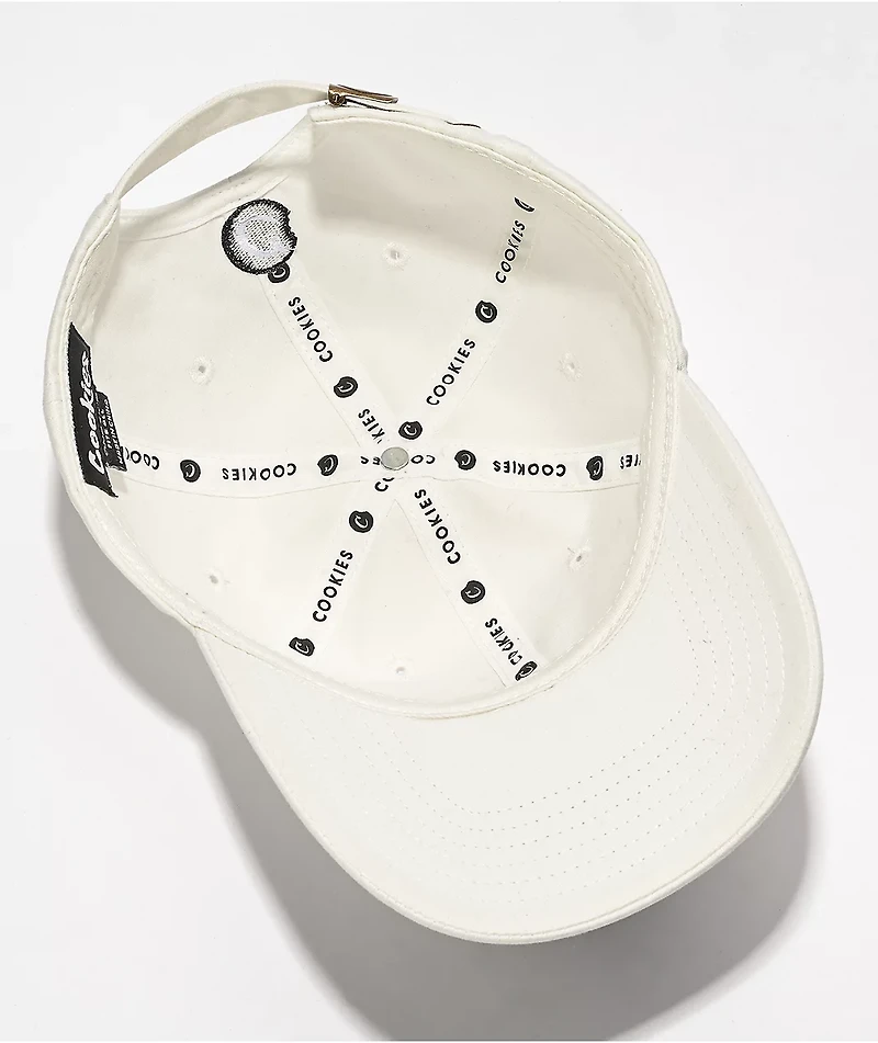 Cookies Thin Mint White & Black Canvas Strapback Hat
