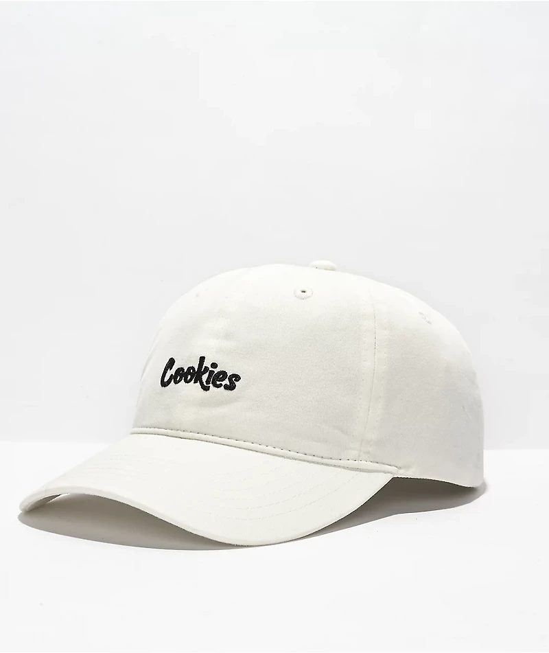 Cookies Thin Mint White & Black Canvas Strapback Hat