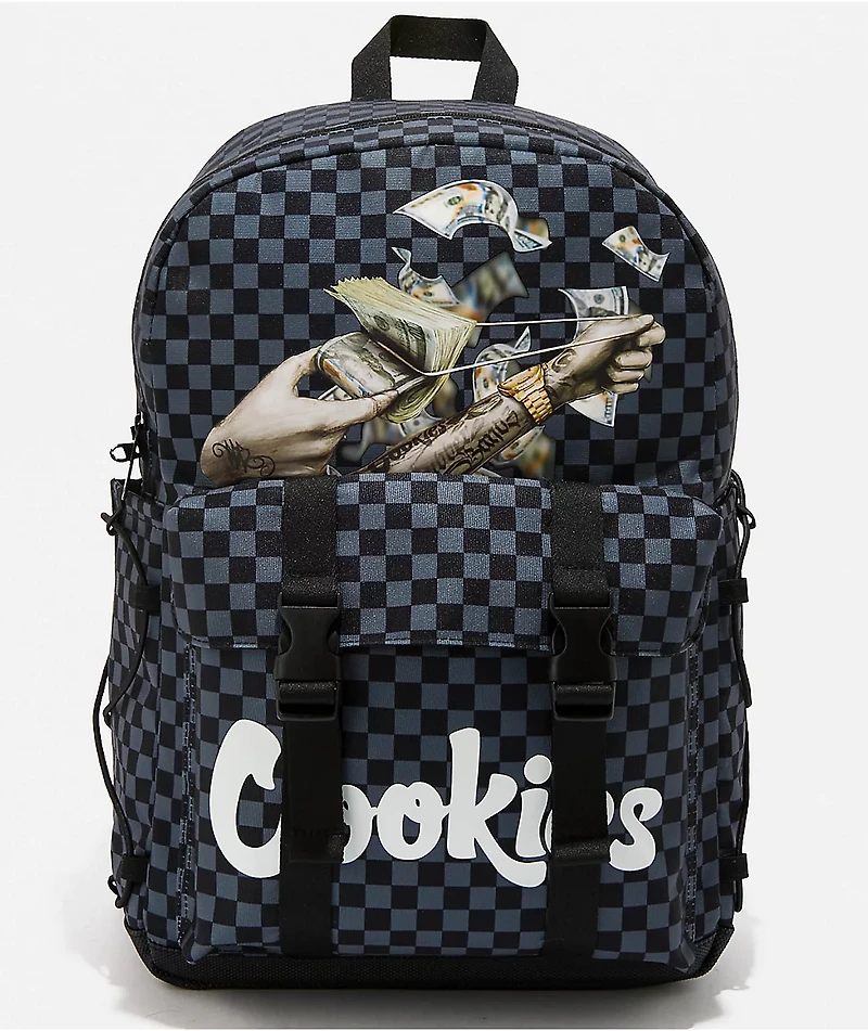 Cookies Throwin Bands Black & Grey Backpack