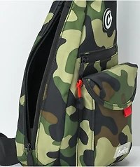 Cookies Traveler Sling Olive Camo Smell Proof Crossbody Bag