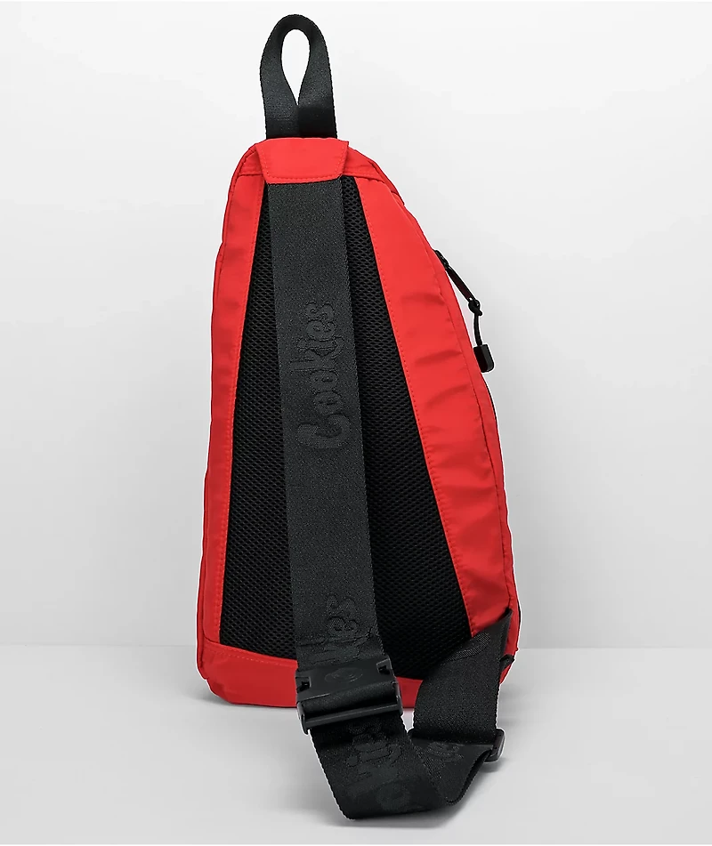 Cookies Traveler Smell Proof Red Shoulder Bag